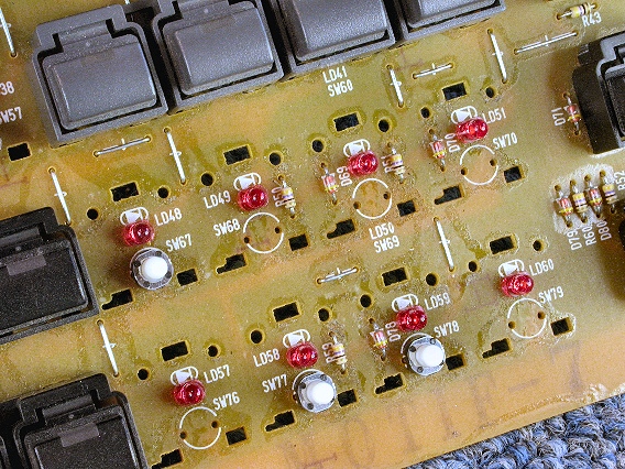 Replacing tactile switches in a Yamaha MOTIF