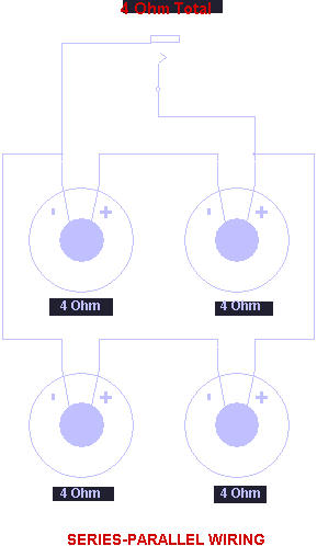 4 4 ohm speakers in parallel