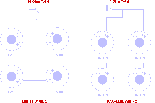 speakers wired in parallel