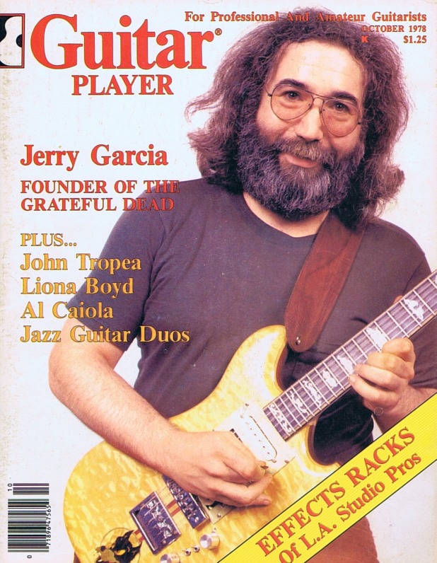 Guitar Player Magazine Cover, Oct 1978, featuring Jerry Garcia