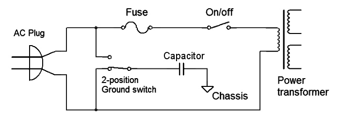 2-pos. ground switch