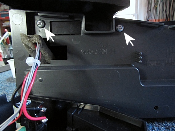 Two Top Panel Screws