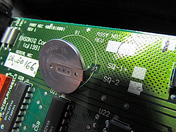 SQ-2 Battery, Positive Terminal