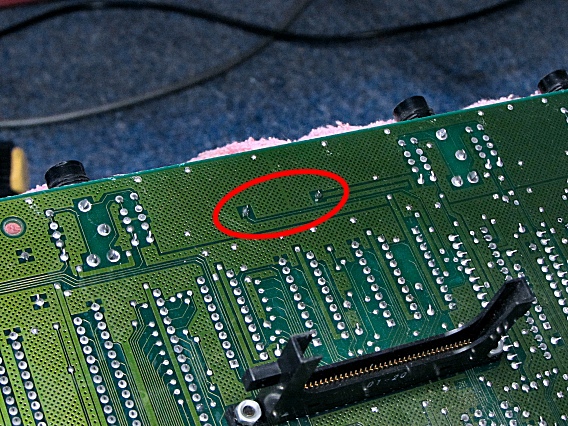 Ensoniq SQ-2 Battery Solder Pins