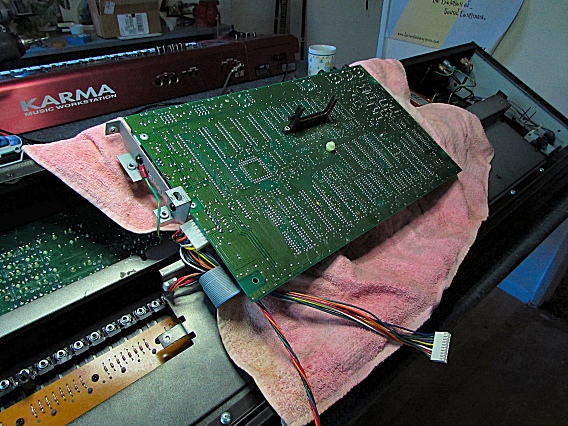 Foil Side of Ensoniq SQ-2 Main PCB