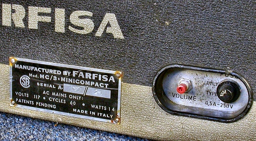 FARFISA MC/3