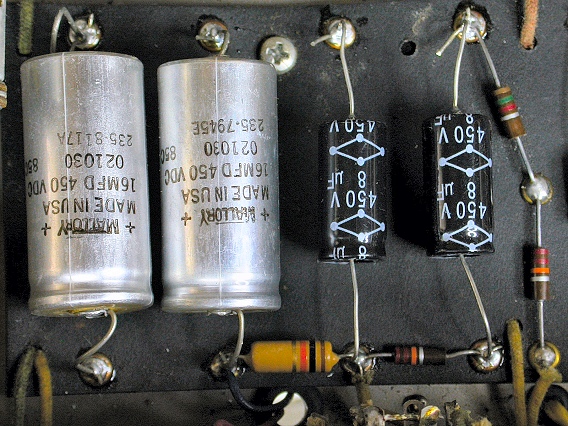 Recapped Power Supply - Fender Princeton 5F2-A