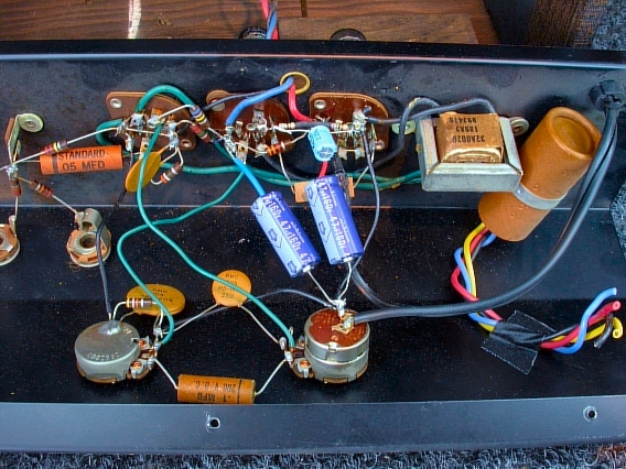 New Filter Capacitors Installed
