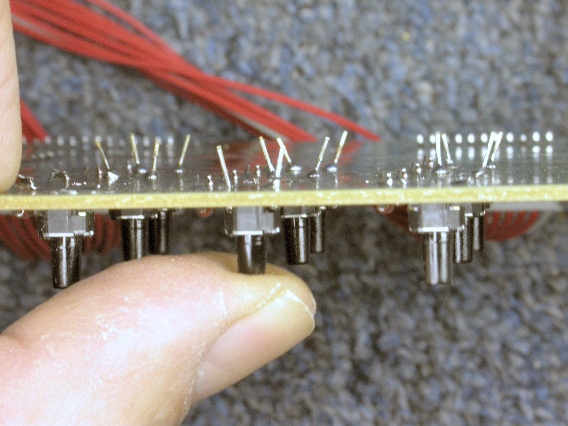 Holding the Switch Flush to the Board