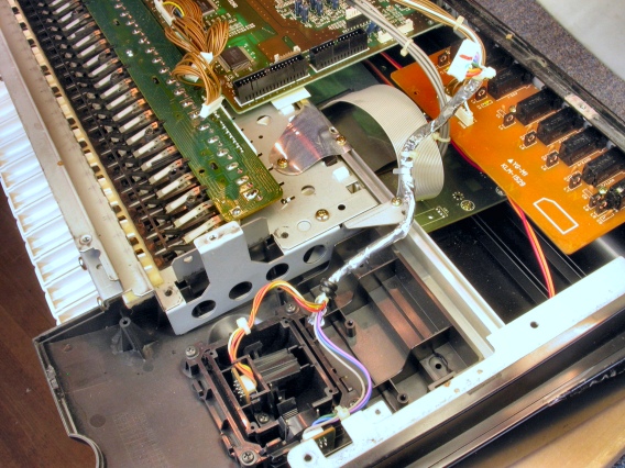 Disk Drive Unit Removed
