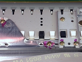 Keyboard Mounting Rail Screws