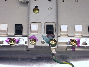 Keyboard Mounting Rail Screws