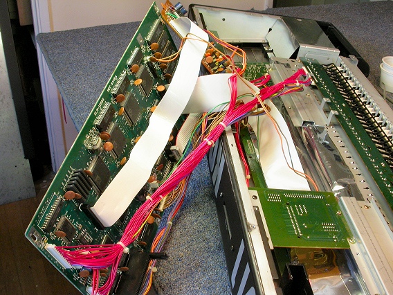 Swinging Aside the Circuit Boards