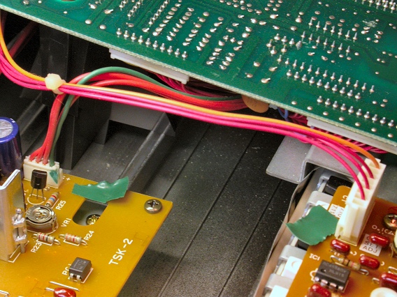 Korg M1 Power Supply and After Touch Connectors