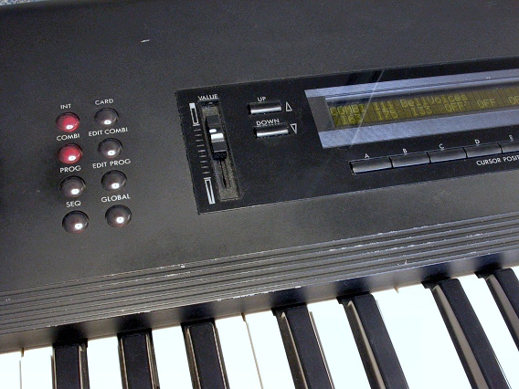 Korg M1 Front Panel