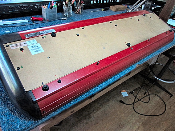 Bottom View of the Korg SV-1