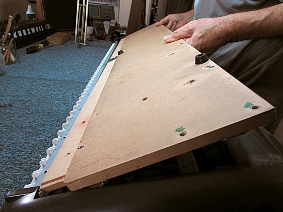 Slide the Plate Rearward