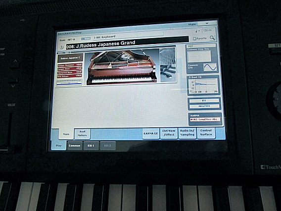 Kronos LCD screen