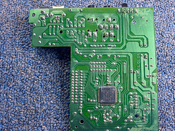 Underside of I/O Board