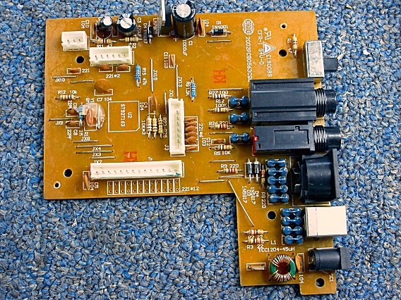 I/O Board Removed