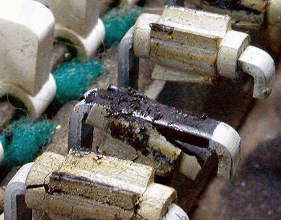 Minimoog's Old Key Bushings