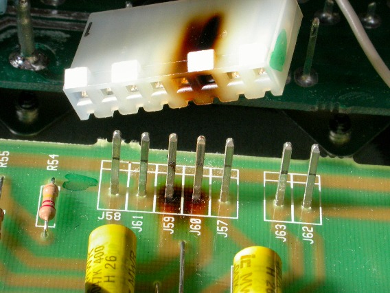 Burned Circuit Board