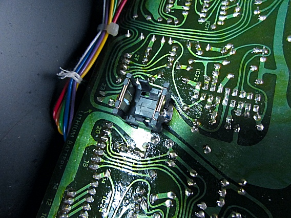 Holder Soldered to Board