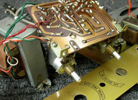 Power Transformer, PC board, & Control Pots