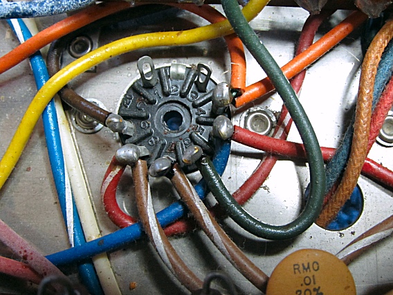 Left socket, before