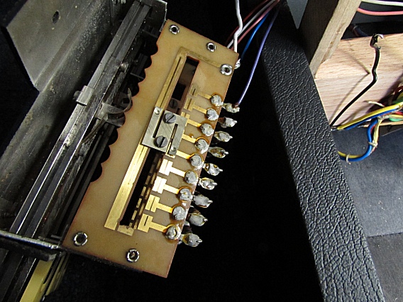 Vox Continental Drawbar Circuit