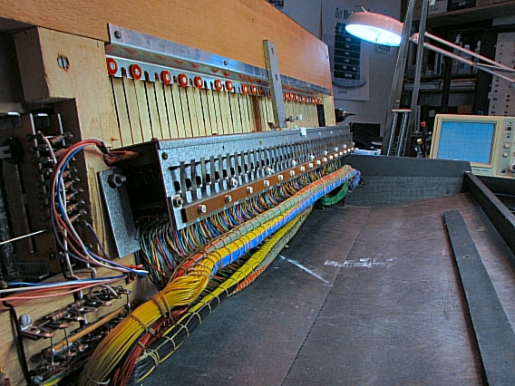 Underneath the Vox Continental Organ Manual