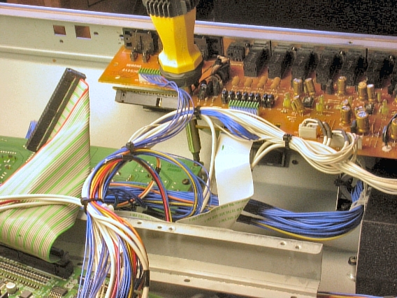 Disconnected SCSI cable