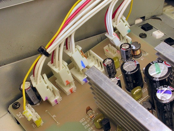 MOTIF Power Supply Unit Connectors