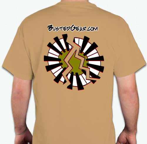 Tan T-shirt back